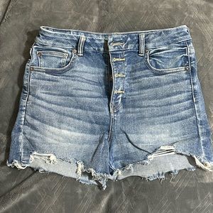 American Eagle curvy hi rise shortie size 10